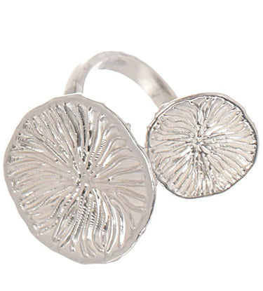 Anillo Asimétrico Medusa en Plata